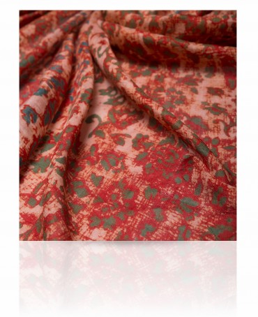 Палантин Женский SN-SAREE/GREEN.ORANGE